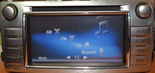 Radio monitor de Toyota