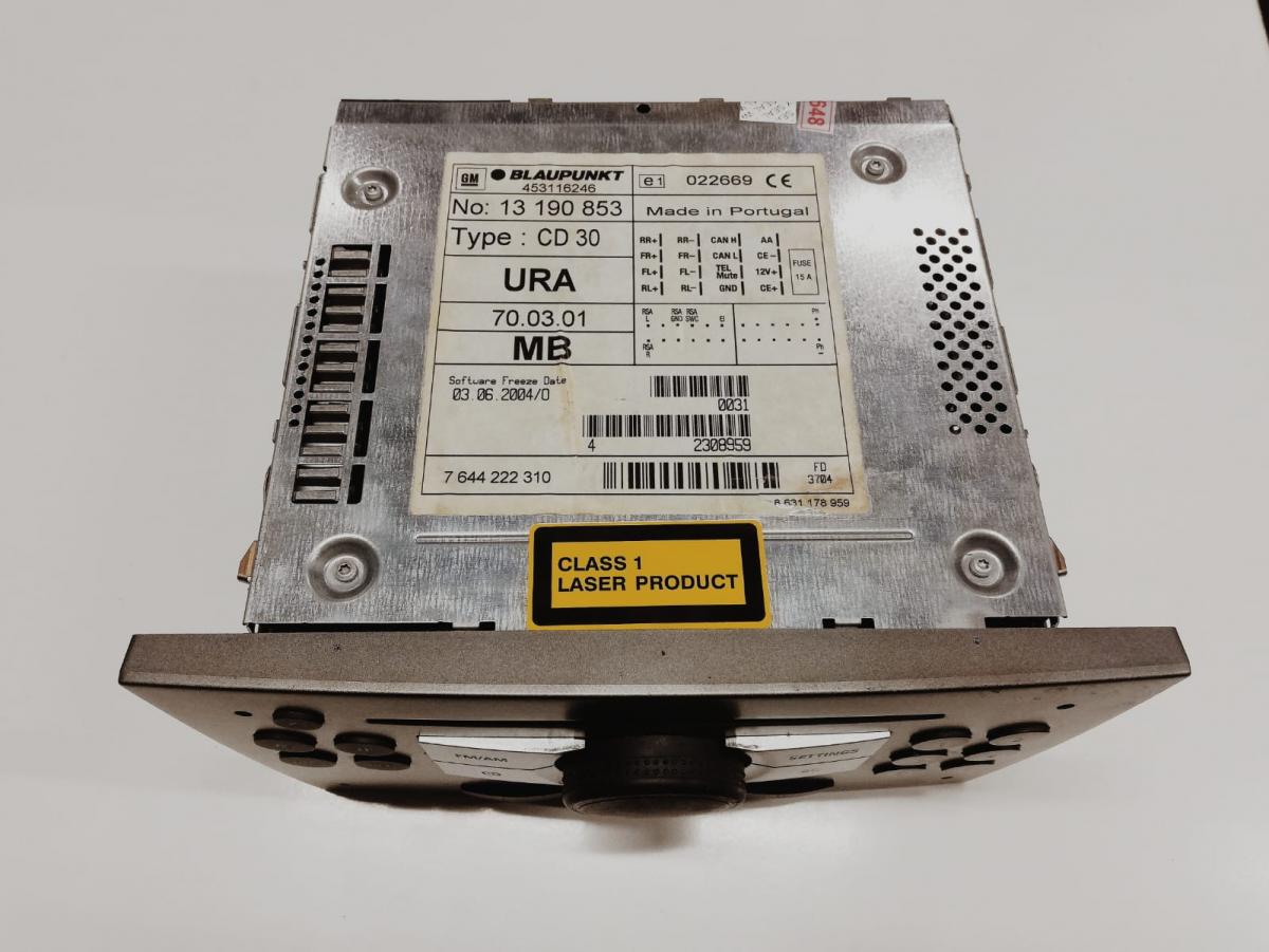 Label with details of the unit